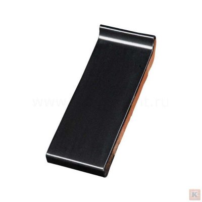 Оконный отлив 105x280x30 black glazed черный