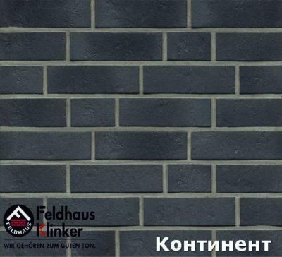 Клинкерная плитка Feldhaus Klinker Accudo Geo Ferrum, арт. R717 размер 240*52*14 мм