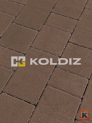 Плитка Новый Город Моно Коричневая 60 мм