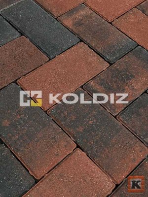 _Брусчатка Оникс Красный 100x200х50 мм