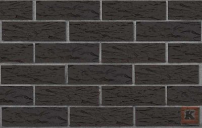 Клинкерный_кирпич_ЛСР_графитовый, поверхность рустик фото 2