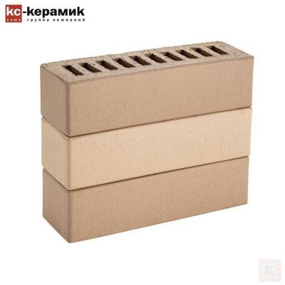 Кирпич лицевой КС-Керамик_Баварская_кладка_светлая 250х85х65 мм