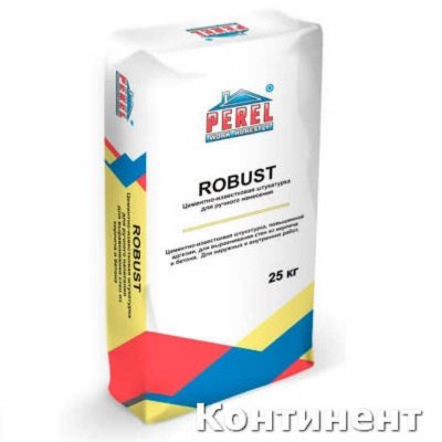 Штукатурка цементная Perel Robust-М выравнивающая 0514