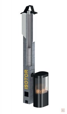 Дымоход Schiedel ISOTOR d16 длина 12 метров Дымоход Schiedel ISOTOR d16 длина 12 метров
