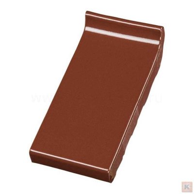 Оконный отлив 105x215x30 light brown glazed светло-коричневый