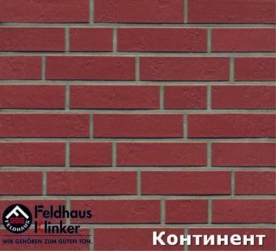 Плитка под кирпич Feldhaus Klinker Accudo Carmesi, арт. R711 размер 240*52*14 мм