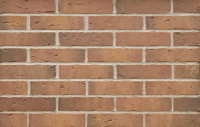 Кирпич облицовочный Бремен на белом растворе