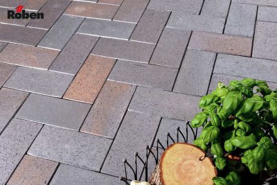 Брусчатка тротуарная Röben SEMPIONE Blau-bunt, 200*100*52 мм